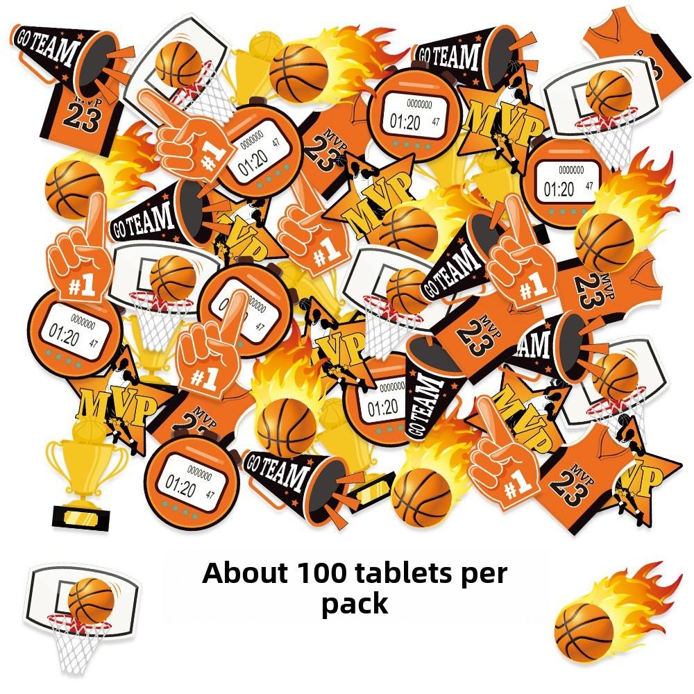 

Тематическое баскетбольное конфетти Мероприятия на день рождения и украшения для вечеринок Реквизит для бросания