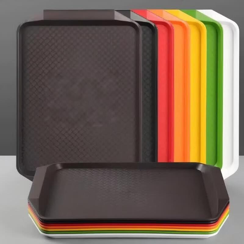Non-slip Plastic Serving Tray