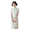 1011 lace cheongsam daily girl young high-end slim-fitting Chinese style retro thin fresh dress