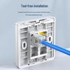Shengwei 4-Port Network Wall Plate