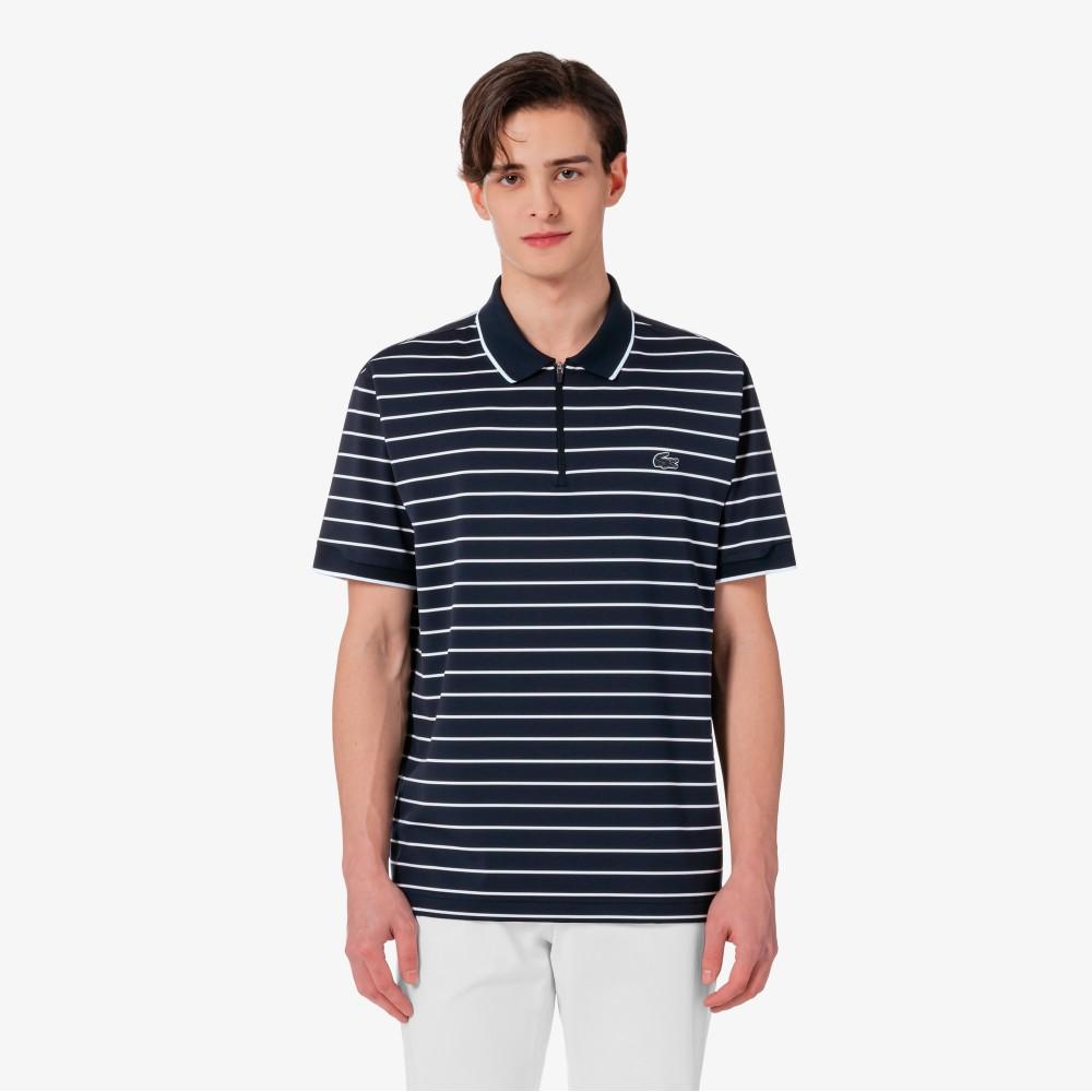 [lacoste] Men's Half-Zip Polo Shirt DH419E-56G166