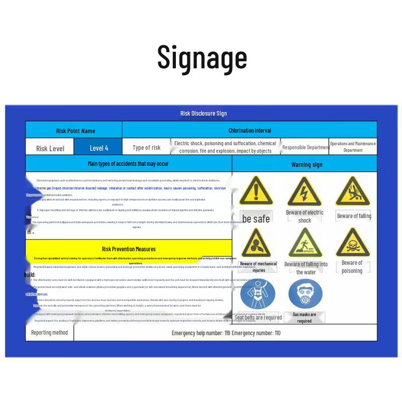 Rectangular PVC Hanging Sign Board