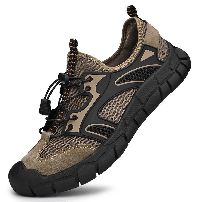 New Summer Men Sneakers Breathable Walking Casual Shoes for Men's Shoes Outdoor Non-slip Sport Loafers Mocassin Skateboard Shoes