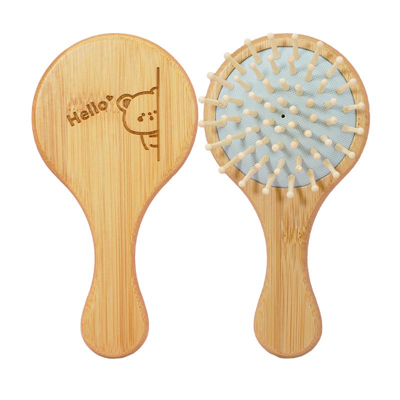 Cute Cat Wooden Comb Bamboo Massage Hair Combs Natural Anti-static Hair Brushes Hair Care Massage Comb Hairdressing Styling Tool