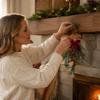 Lifelike Artificial Christmas Tree Wreath With Bowknot Xmas Tree Decoration  Holiday Party