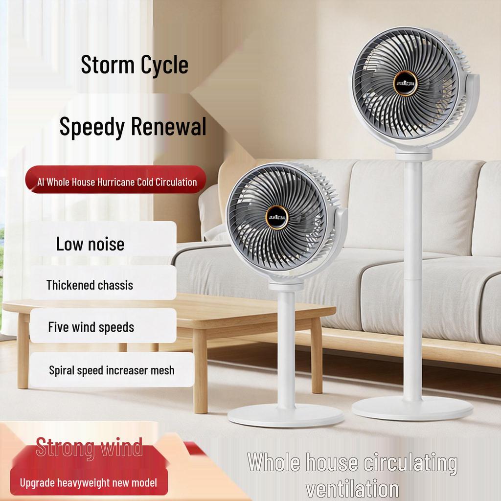 Adjustable Height Remote Control Floor Fan