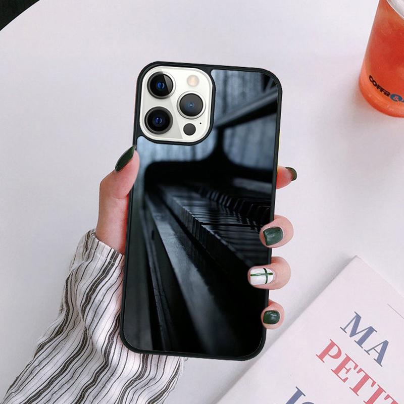 Music Piano Elegant Phone Case For iPhone 17 Air 14 13 12 16Pro Max 15  Plus Cover Shell Max coque