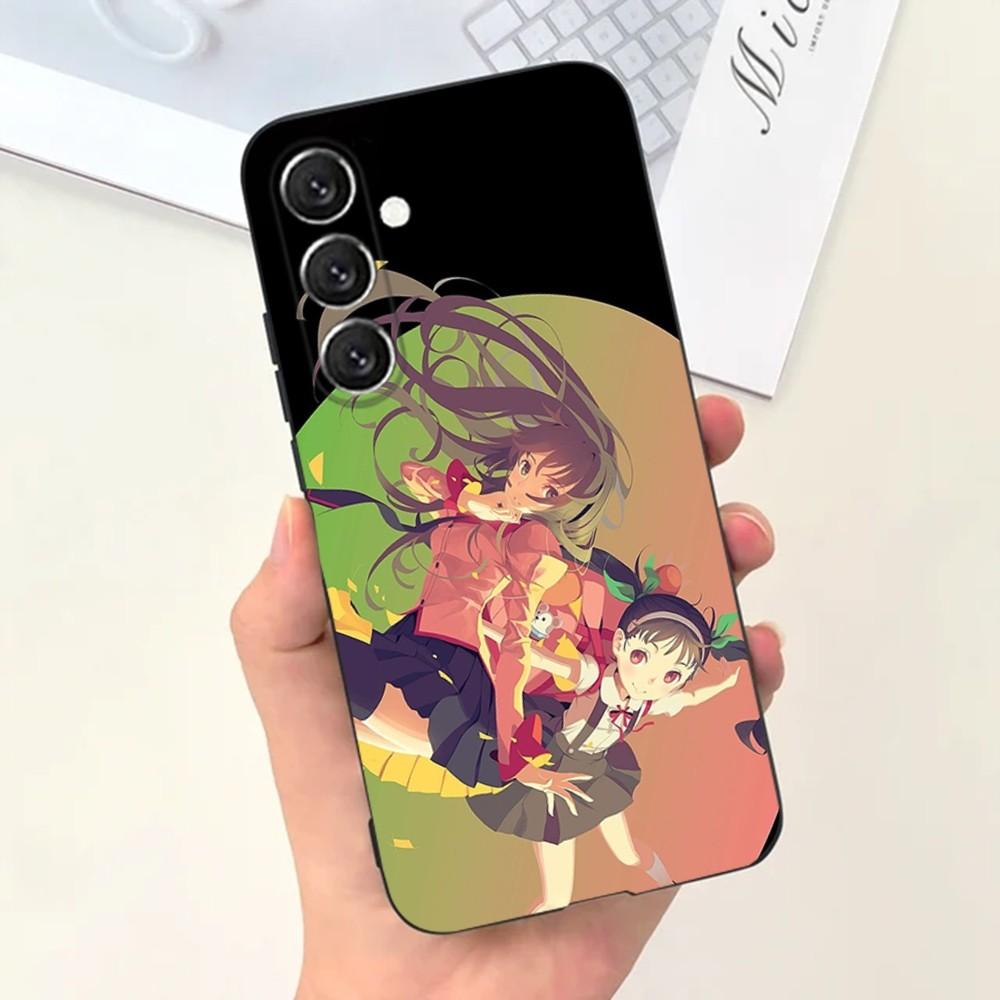 monogatari series Phone Case For Samsung S25,S24,S21,S22,S23,S30,Ultra,S20,Plus,Fe,Lite,Note,10,9,5G Black Cover