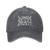 Custom Fashion Cotton Black Heavy Metal Band Napalm Death Grindcore Baseball Cap for Unisex Women Adjustable Adult Dad Hat Spring