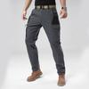Men's Overalls Drawstring  Multi Pocket Casual Pants Hiking Pants Cotton Twill Pants