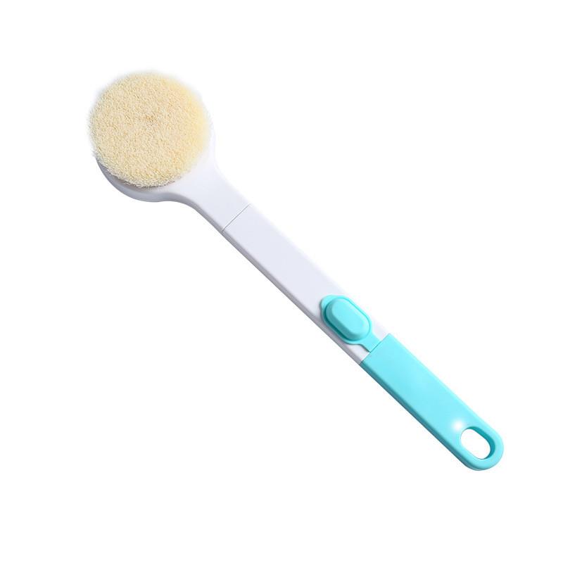 Silicone Shower Brush With Long Handle For Adults Bath Cleaning And Massage