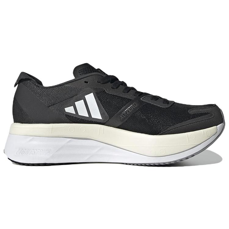 New Adidas Adizero Boston 11 'Black White' Women's GX6657