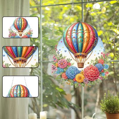 Acrylique Forme Spéciale Échelle vers le Paradis Kit de Pendentif DIY Art Diamant Ornements Peinture Diamant Pendentif Suspendu Peinture Diamant
