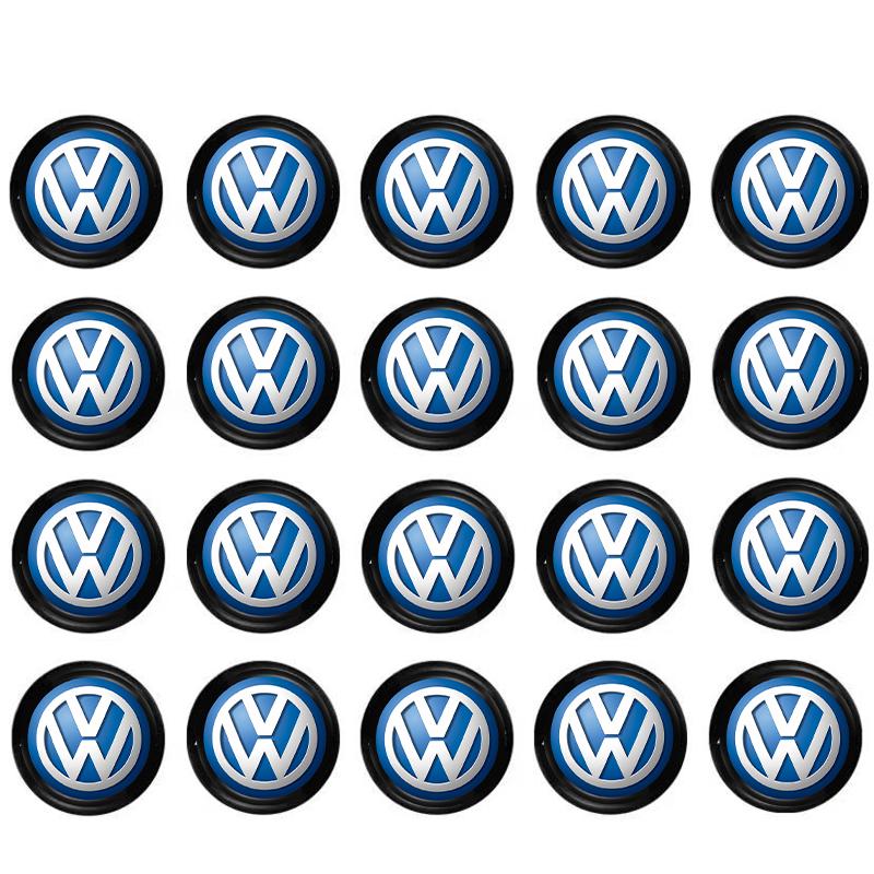 Car Door Keyhole Sticker Auto Lock Decoration Protection Decal For VW GTI Polo Golf MK6 MK7 MK8 Passat B6Tiguan CC T-ROC Hub Cap vhcp29