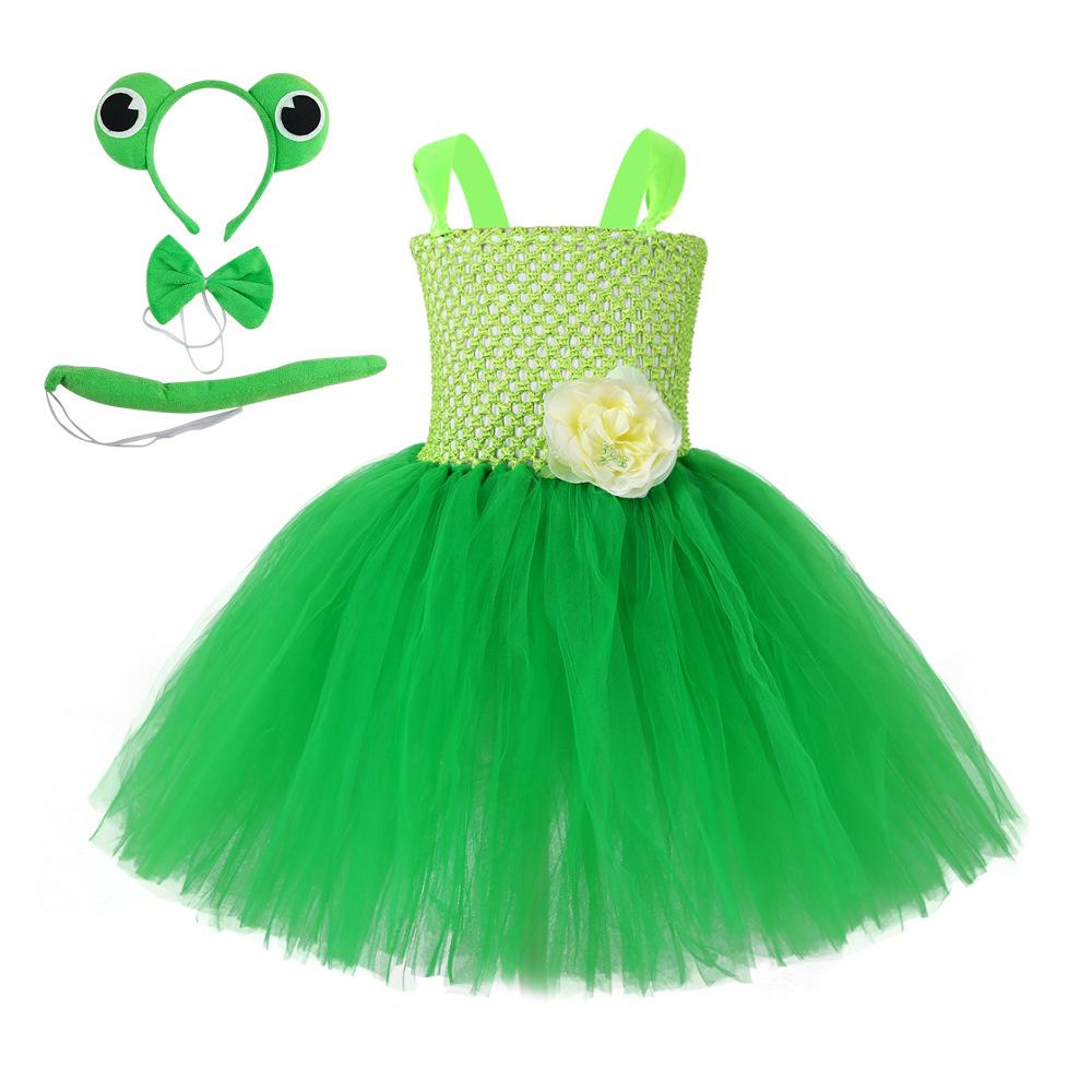Schattige Meisjes Jungle Thema Dier Kostuum Olifant Zebra Grijze Wolf Pak Jurk Halloween Baby Verjaardagsfeest Prachtig Prinses Cadeau XL 7-8years