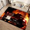 Fire Engine Whistle 3D Printed Carpet, Living Room Bedroom Mat Children's Room Soft and Comfortable Anti-slip Rug Christmas Gift