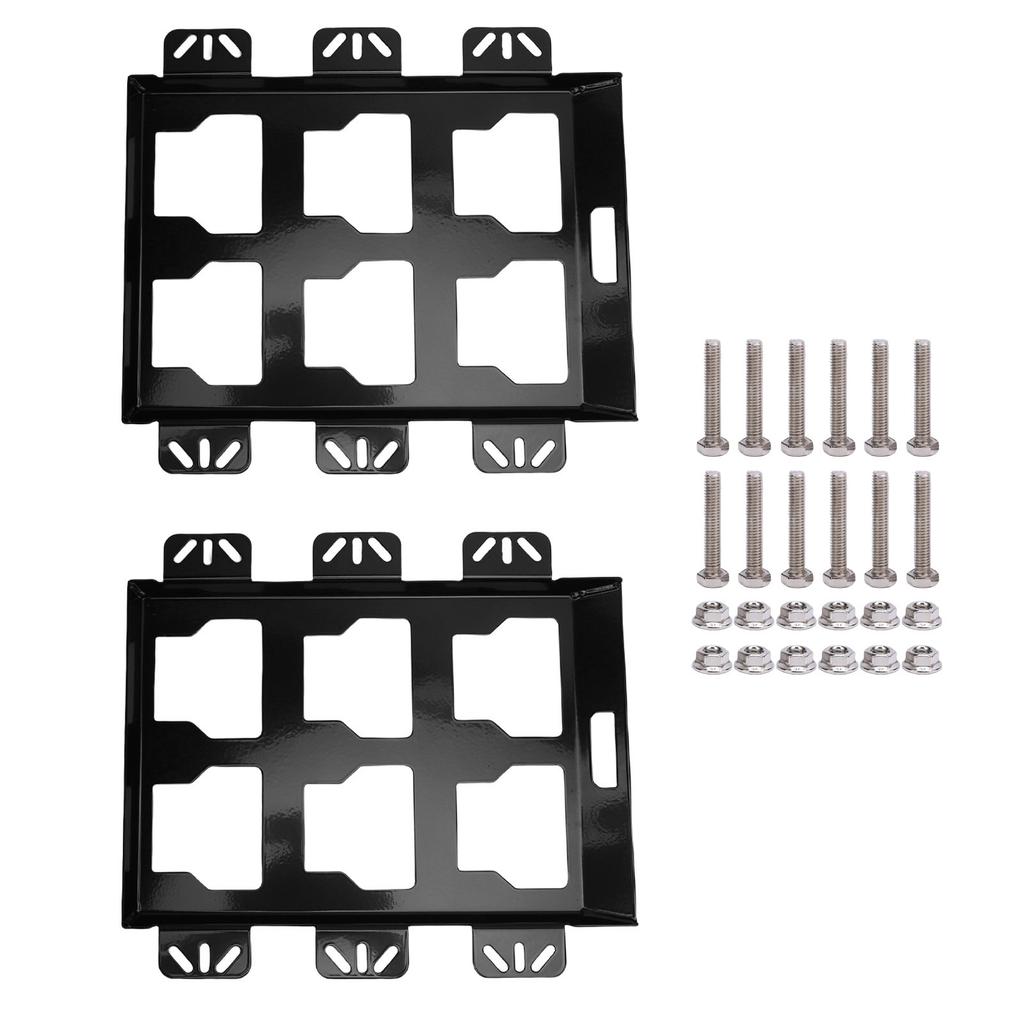 Toolbox Mounting Plate 100 Lbs Loading Capacity Storage Toolbox Metal Mounting Base Replacement for Packout Toolbox