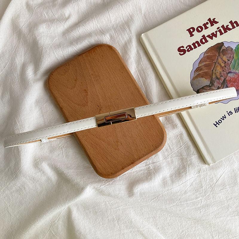 

Adjustable Womens Fashionable Pu Waist Belt Elegant Retro Design Perfect For Casual Wear белый