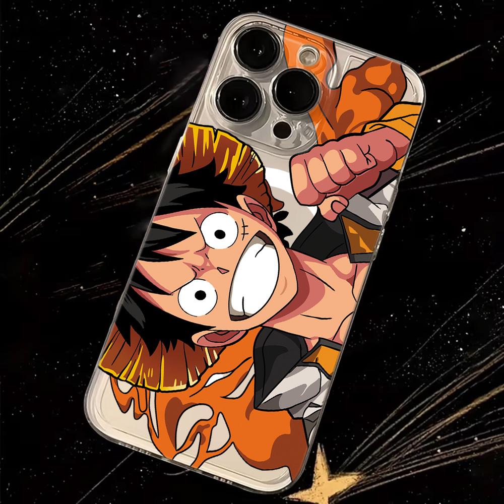 Anime Ones Pieces Luffys Magnetic Phone Case for iPhone 17 16 15 14 13 12 11 8 7 Air Plus Pro Max X XR XSMax Soft Clear Tpu