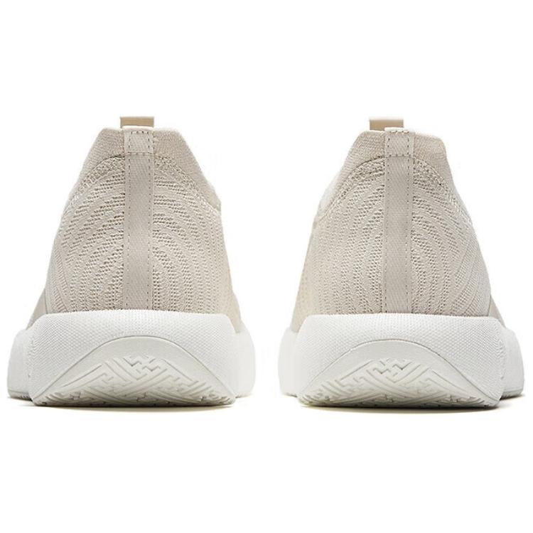 Anta Comfortable Versatile Wear-Resistant Non-Slip Low-Top Casual Shoes Men sneakers Beige 912427705S-5