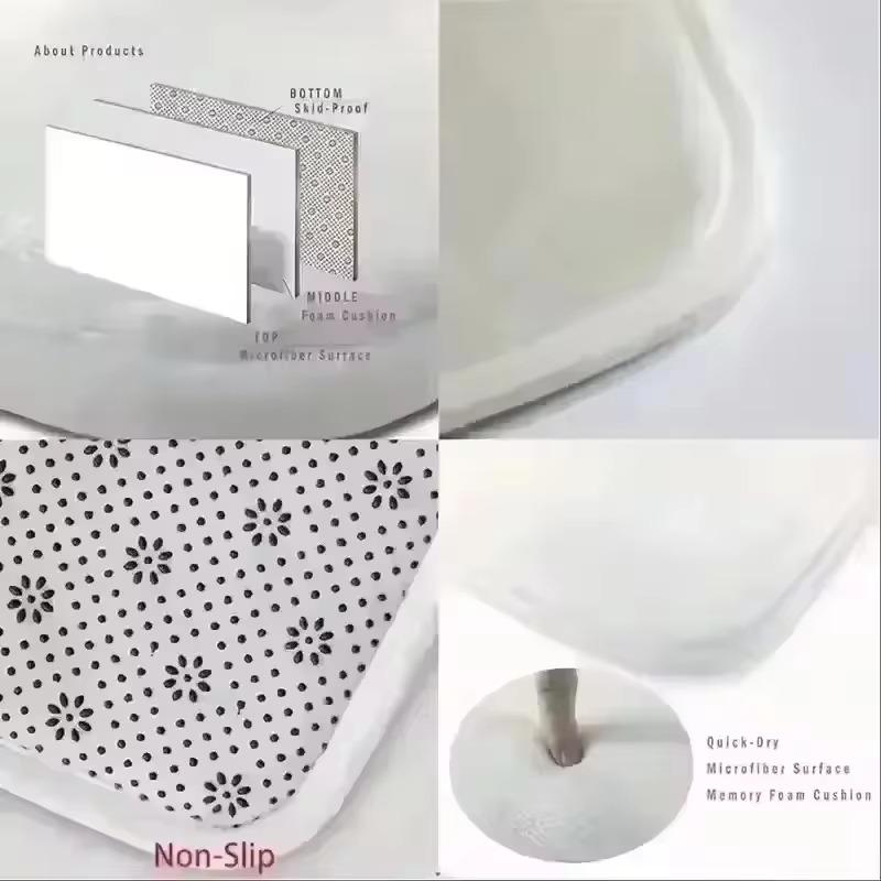 Vintage Carpet Sewing Machine Style Design Square Rug Decoration The Best Choice for Castle Living Rooms Bathroom Anti Slip Mats