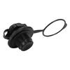 23.9mm Black Plastic Inflatable Fishing Boat Replacement Air Valve