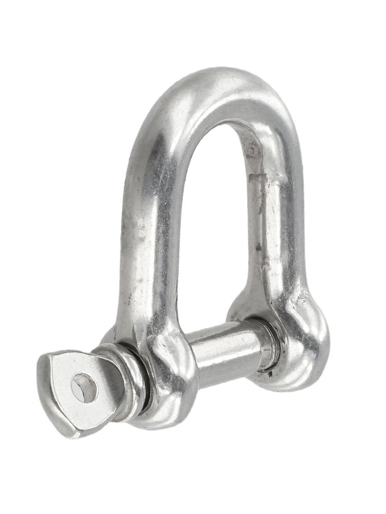 Heavy Duty Stainless Steel D Shackles Marine Rigging Shackles 5mm & 10mm