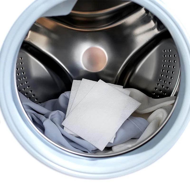 100/200Pcs Laundry Discs Grabber Cloth Dyeing Washing Machine Use Mixed Dyeing Proof Color Absorption Sheet Anti Dyed Cloth