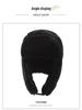Women's Faux Rabbit Fur Winter Hat with Ear Protection, Cold-Proof, Thickened, Korean Style, Trendy and Warm for Outdoor Cycling.