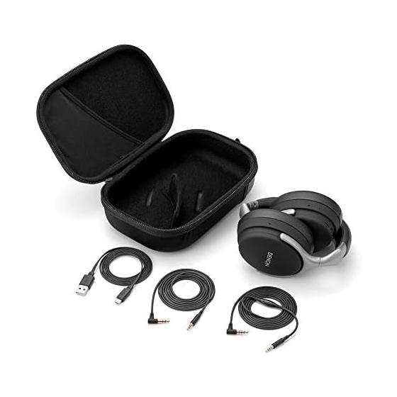 Denon Casque sans fil à réduction de bruit AH-GC30, compatible avec le codec aptX HD (AH-GC30BKEM)