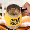 Stainless Steel Magnetic Mixing Mug Thermal Insulation Rotating Blender Cup  Drinking Tool