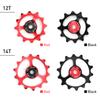 12T/14T MTB kolo Zadní přehazovačka Jockey Wheel 9/10/11 Speed ​​Vodící kladka Díly jízdního kola