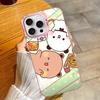 Character Bubu And Dudu Phone Case For IPhone 16 15 14 13 12 11 17 Pro MAX Plus Pro Matte Shockproof Cover