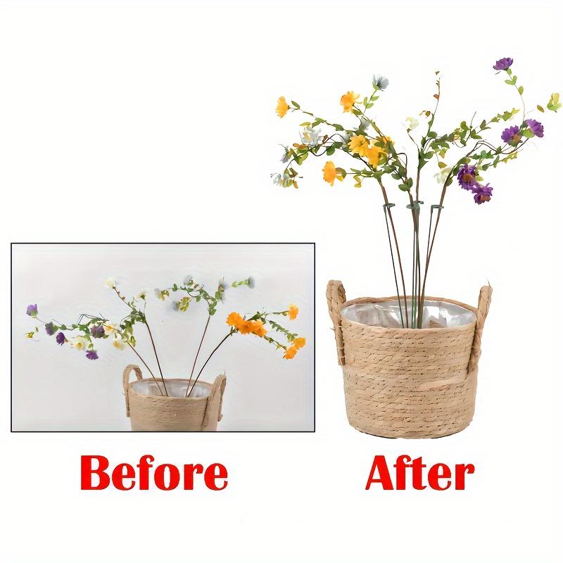 10 Stück, Topfpflanzen-Stützgestell/ Blumen-Gemüse-Ranken-Kletterhalterung/ Kreatives Dekorationsgestell für den Balkon, Pflanzen-Fixierstab Feststehend Gartenarbeit