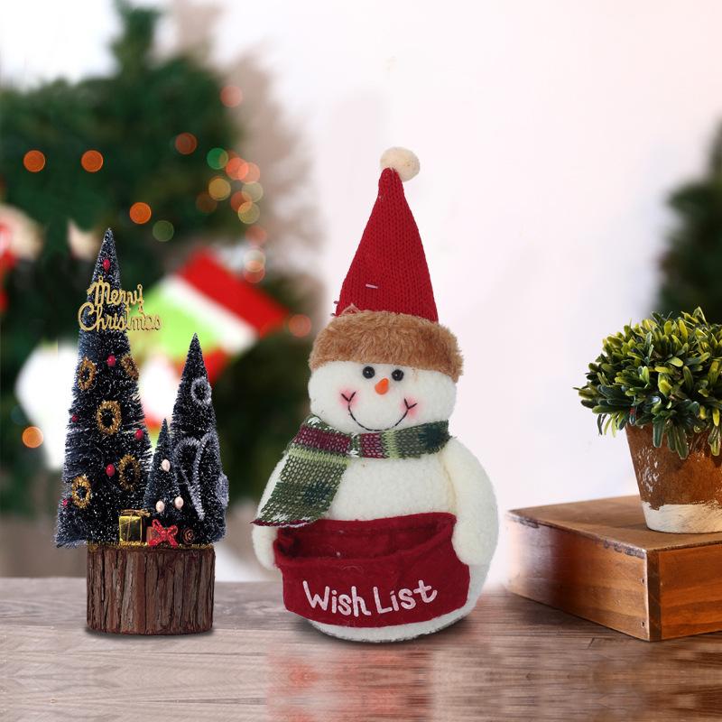 Cute Christmas Decoration Christmas Snowman Old Man Cartoon Doll Creative Holiday Decoration Gift