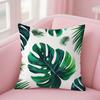 Green Palm Leaves Pillow Case Pillow Cover Case Square Pillow Case Sofa With Pillow Case For Home Use