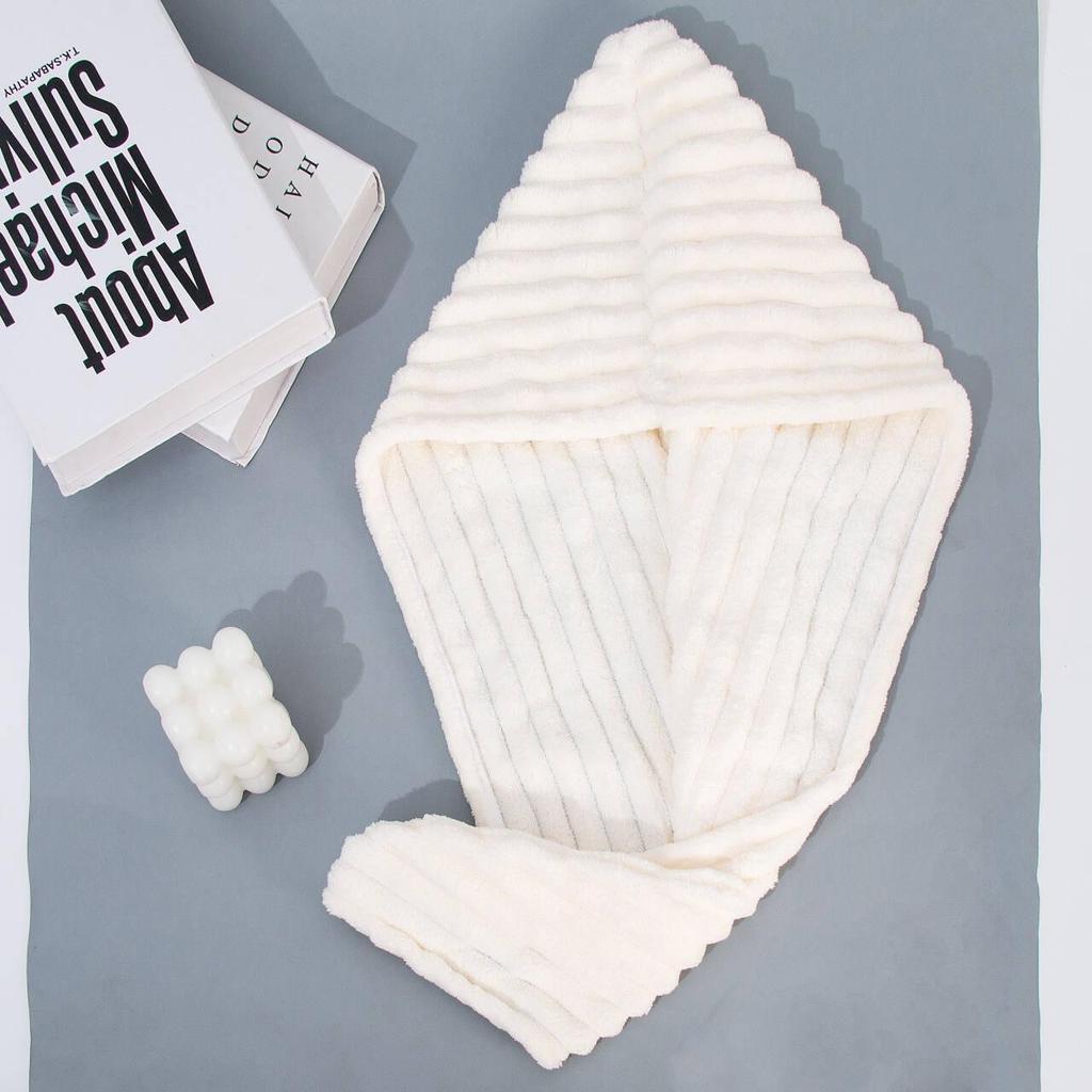 Gorro de Baño para Mujer de Secado Rápido Super Absorbente con Bordado Lindo