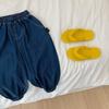 Tong Chenchen Boys' Ice Silk Jeans - Breathable Tencel Mosquito Pants for Summer
