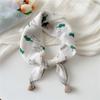 60x60cm Square Scarf Fringed Floral Kerchief Tassel Muffler Hair Bandana  Travelers