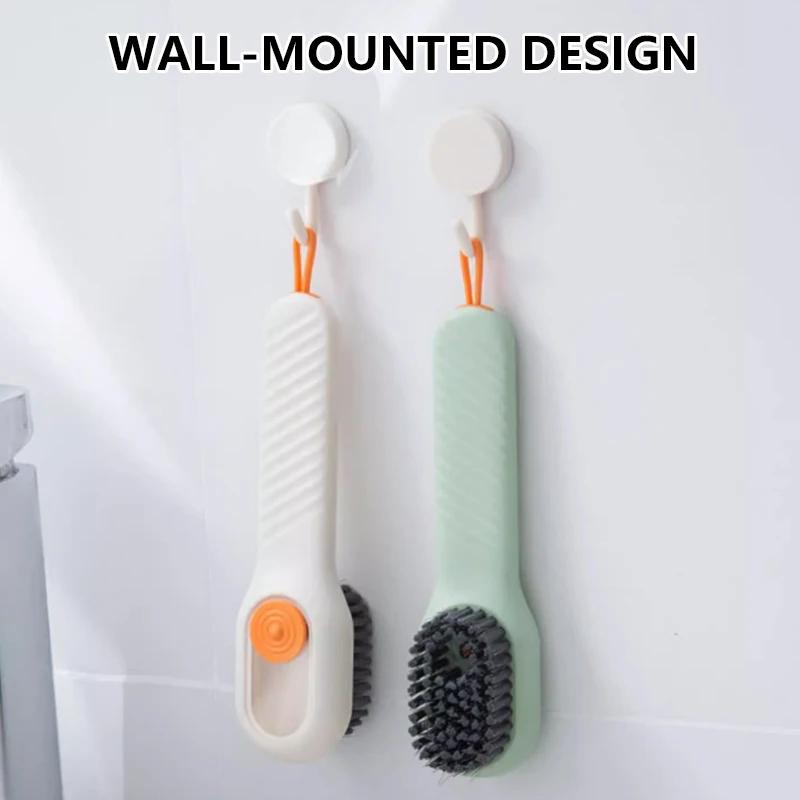 Multifunctional Cleaning Brush Soft-bristled Liquid Shoe Brush Clothes Long Handle Brush Shoe Household Cleaning Tool