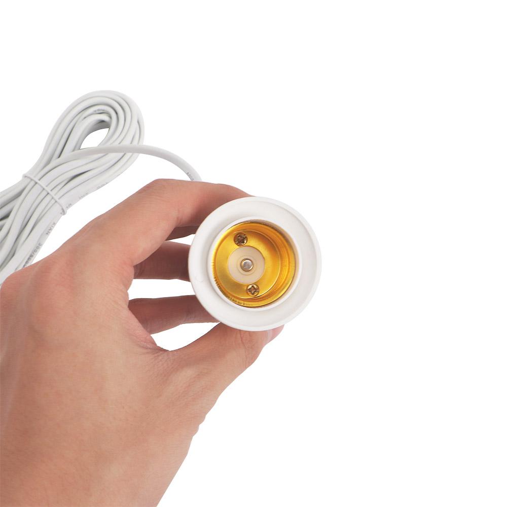 Bryter Armatur Lampe Pendelbelysning Konverter Pluggholder Lampesokler Lampeadapter Lyskontakt