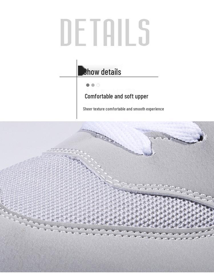 Unisex Trendy Breathable Mesh Sneakers - Casual & Versatile Skate Shoes for Men & Women