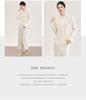 3D Interwoven Wool Jacquard Ruffle Flare Sleeve Knit Top