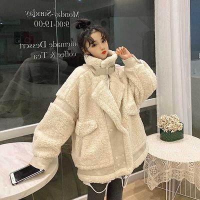 Winter New Imitation Fur Warm Loose Thickened Fur Integrated Coat Lamb Wool Coat Women