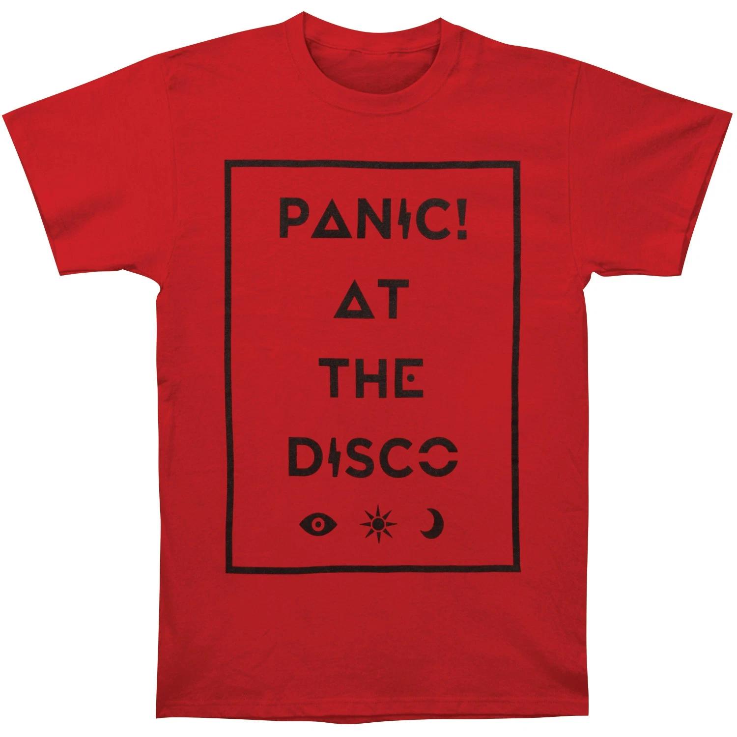 Men s Panic! At The Disco PATD Box Icons Tee Slim Fit T-shirt Large Cardinal XS