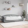 Vidaxl Sofa Z Materacem Do Spania, Jasnoszara, 80X200 Cm, Tkanina