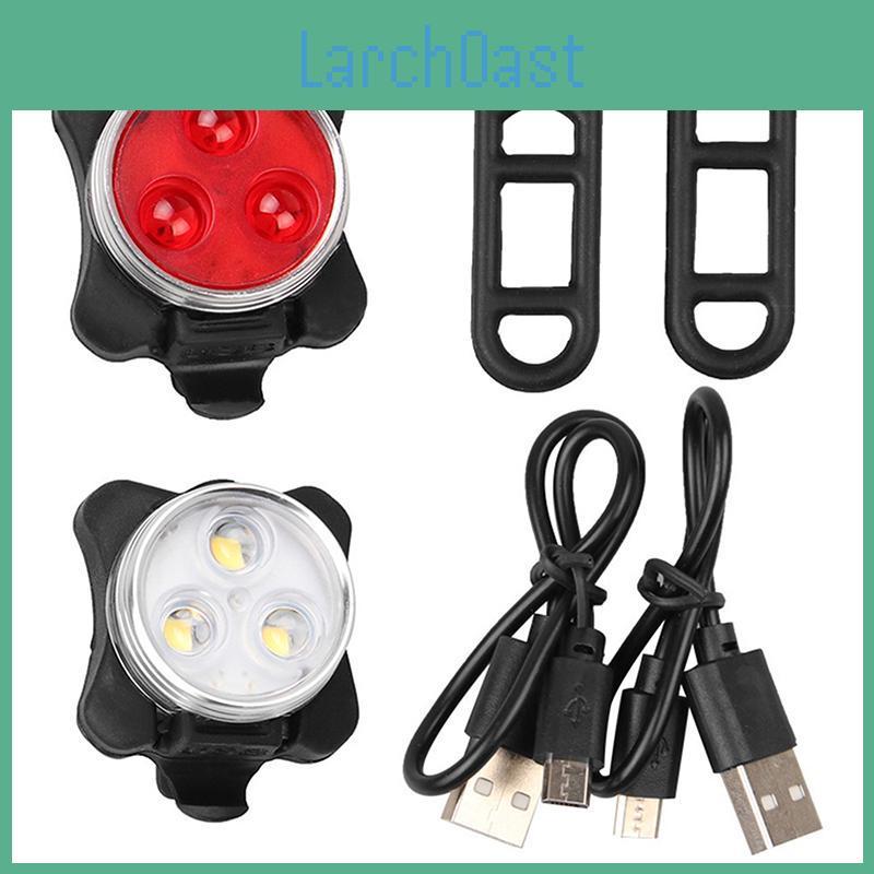 Usb Bike Light Rechargeable Setsuper Bright Front Headlight And Rear Led Bicycle Light650mah 4 Light Mode Options