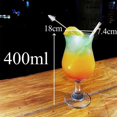 400ml Water Glass Cup, Highball Glass,Barware Collins Tumbler Drinking Glasses For Water, Juice, Beer, And Cocktail Bar Set