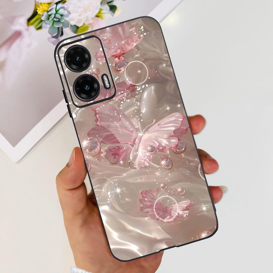 For Motorola Moto G35 G55 G85 Case Cute Painted Cover Matte Phone Case For Moto G85 G 35 G55 MotoG35 MotoG55 MotoG85 Soft Fundas