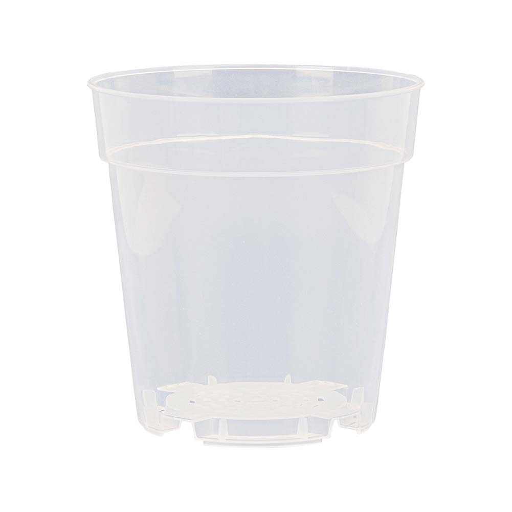 Clear Nursery Pots Plastic Planting Pots Lightweight Build Root Growth Monitoring Transparent Design For Indoor Plants